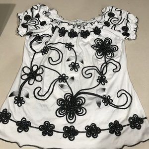 Ladies decorated top